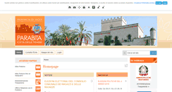Desktop Screenshot of comune.parabita.le.it